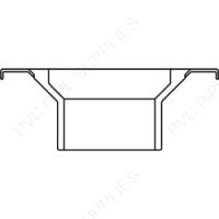 4" x 3" Cl Flange Ring Spg DWV Fitting, D812-422