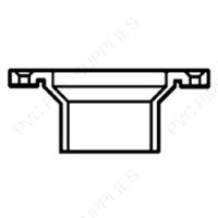 4" x 3" Closet Flange 1Pc DWV Fitting, D801-422