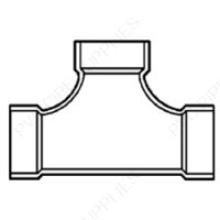 3" 2 Way Cleanout H DWV Fitting, D448-030