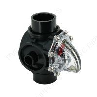 1-1/2" AcuFlow Flow Meter with CPVC Valve Body and Check Valve (10-80 GPM)