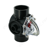 2" AcuFlow Flow Meter with CPVC Valve Body and Check Valve (10-110 GPM)