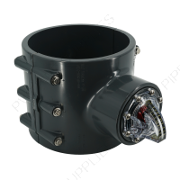8" AcuFlow Flow Meter with CPVC Saddle Clamp (600-1800 GPM)