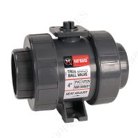 3/4" Hayward Actuator Ready TB Series True Union GFPP Ball Valve