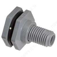 1/2" Hayward BFA Series CPVC Bulkhead Fitting, Large Base