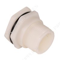1/2" Hayward BFA Series PP Bulkhead Fitting, Standard Base