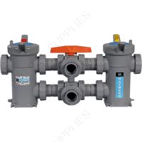 1/2" Hayward DB Series EASTAR Duplex Basket Strainer