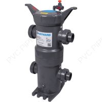 1-1/4" Hayward FLV Series CPVC Simplex Filter Vessel w/Flanged ends