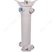 1-1/4" Hayward FLV Series GFPP Simplex Bag Filter Vessel w/Socket ends