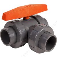 4" Hayward LA Series 3-Way Lateral True Union PVC Ball Valve