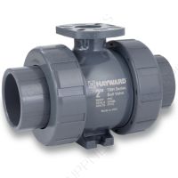 4" Hayward Actuator Ready TBH-Z Series True Union PVC Ball Valve