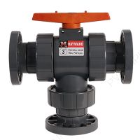 3" Hayward TW Series 3-Way True Union PVC Ball Valve