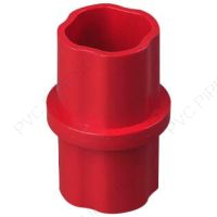 1 1/4" Red Internal Coupling Sch 40 Furniture Grade PVC Fitting