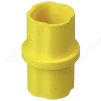 1 1/4" Yellow Internal Coupling Sch 40 Furniture Grade PVC Fitting
