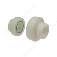 1" Natural Kynar PVDF Union, 4898-010