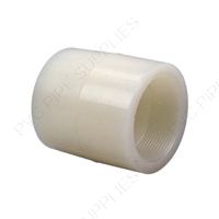1" Natural Kynar PVDF Coupling, 4830-010