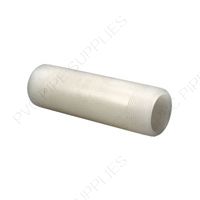 1" x 6" Natural Kynar PVDF Nipple, 4861-138