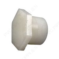 1 1/2" Natural Kynar PVDF Plug, 4850-015