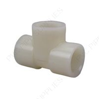 2" Natural Kynar PVDF Tee, 4805-020