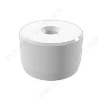 1 1/4" Green Pipe Caster End Cap (7/16") Furniture Grade PVC Fitting