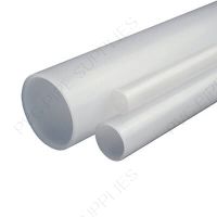3" x 10' Schedule 80 Natural PVDF Pipe
