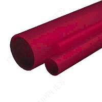 3" x 10' Schedule 80 Red PVDF Pipe