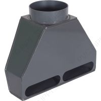 36" PVC Duct Rear Exhaust Hood, 1034-SSH-36