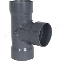 9" x 9" x 9" PVC Duct Tee, 1034-T-09