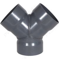 12" PVC Duct True Wye, 1034-TY-12