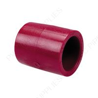 4" Red Kynar PVDF Coupler, 3829-040