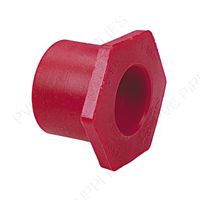 2" x 1 1/2" Red Kynar PVDF Bushing, 3837-251