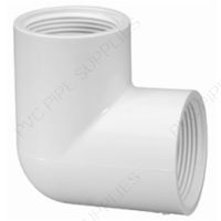 3/4" Schedule 40 PVC 90 Elbow Threaded, 408-007