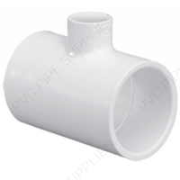 3/4" x 1/2" Schedule 40 PVC Tee Socket, 401-094