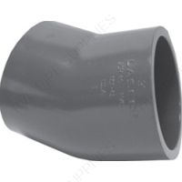 3" Schedule 80 PVC 22 Deg Elbow Socket, 865-030