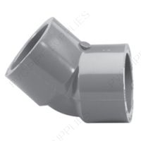 1/2" Schedule 80 PVC 45 Deg Elbow Socket, 817-005