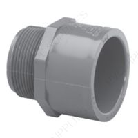 2" Schedule 80 PVC Male Adaptor MPT x Socket, 836-020