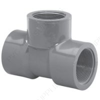 2 1/2" Schedule 80 PVC Tee Threaded, 805-025