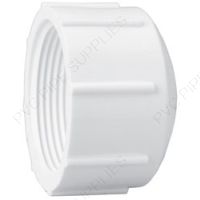 3/4" Schedule 40 PVC Cap Threaded, 448-007