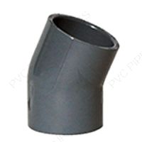 4" Schedule 80 PVC 22 Degree Elbow, 816-040