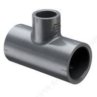 3/4" x 1/2" Schedule 80 PVC Reducing Tee Socket, 801-101