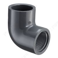 2" Schedule 80 PVC 90 Deg Elbow Socket x FPT, 807-020