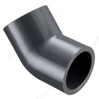6" Schedule 80 PVC 45 Deg Elbow Socket, 817-060