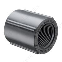 1" Schedule 80 PVC Coupling Threaded, 830-010