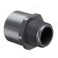 1 1/2" Schedule 80 PVC Male Adaptor MPT x Socket, 836-015