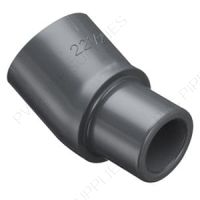 1/2" Schedule 80 PVC 22 Degree Street Elbow, 842-005