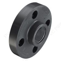 1 1/4" Schedule 80 PVC Solid Flange Threaded, 852-012