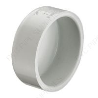 1-1/2" PVC DWV Cap Fitting, D116-015