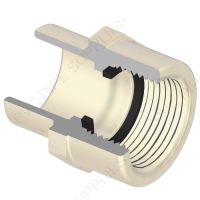 1/2" CPVC CTS Female Adapter Socket x NPSC