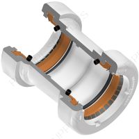 1/2" PVC GripLoc Coupling, EPDM