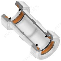 1" PVC GripLoc Compression Coupling, EPDM