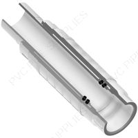1-1/2" PVC Repair Coupling, EPDM